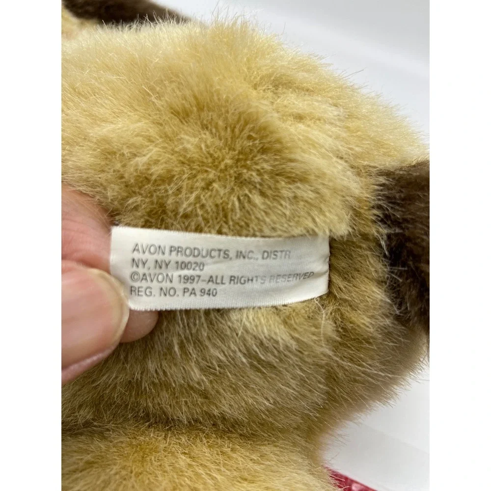 Avon Heavenly Love Puppy Plush Sings A Few Words of Jesus Loves Me 1997 Vintage